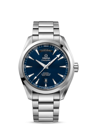 Omega Seamaster Aqua Terra 150m Co-Axial 41.5 Day-Date Stainless Steel / Blue / Bracelet